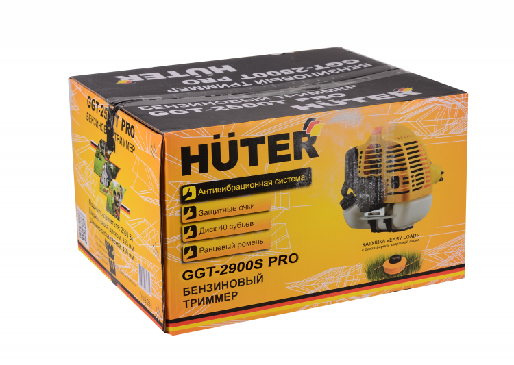Триммер бензиновый HUTER GGT-2900S PRO (с антивибрационной системой)